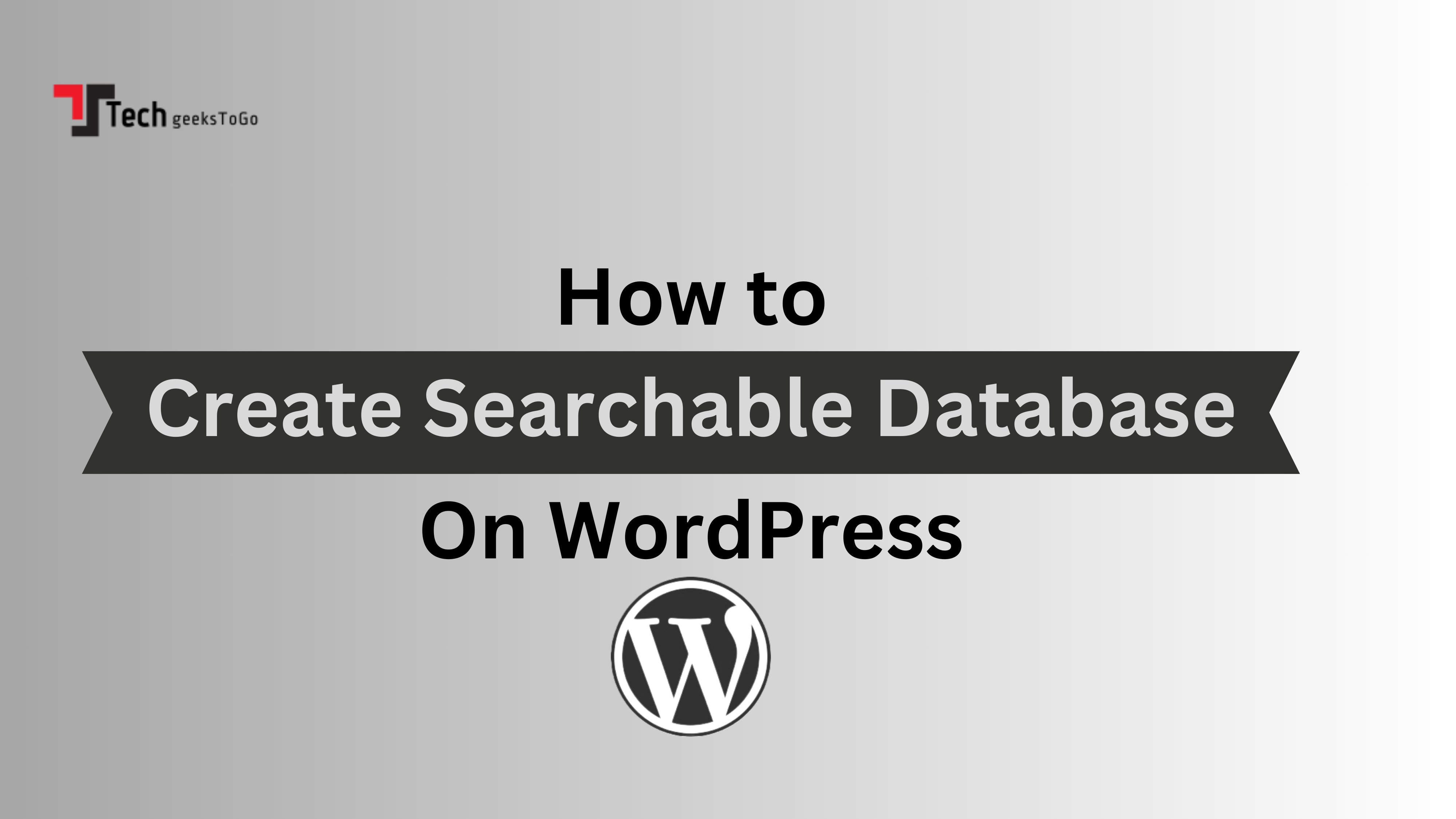 How to Establish a Searchable Database in WordPress